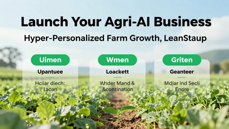 Launch Your Agri-AI Business: Hyper-Personalized Farm Growth, Lean Startup.
