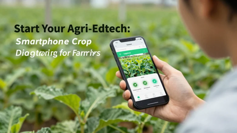 Start Your Agri-EdTech: Smartphone Diagnostics – Low-Cost Crop Monitoring for Farmers.