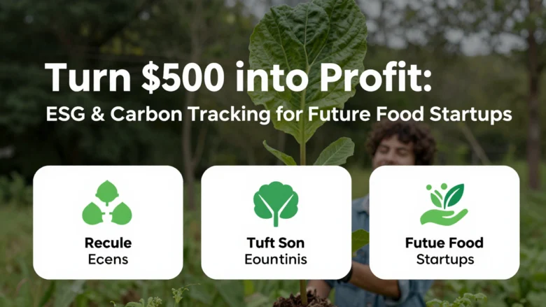 Turn $500 into Profit: ESG & Carbon Tracking for Future Food Startups.